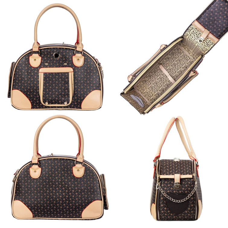 Wopet fashion pet carrier bag dog carrier purse dog 2024 handbag pet tote bag for outdoor travel walking hiking